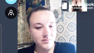 The reaction of a woman watching me shit