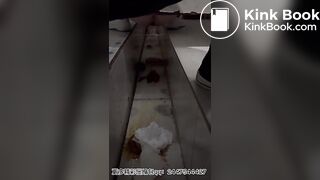 CUTE CHINESE GIRL POOPPIN WITH SMELLY FART