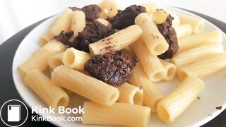 Special pasta with shit