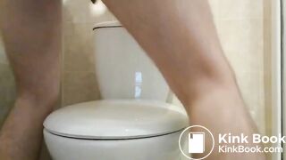 Young Man Shitting