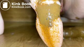 I poop on a new toy with a tongue creampie atm and