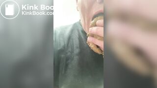 Breakfast Amsterdam male eats his poo