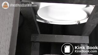 A very hungry toilet