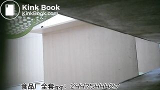 The girl excreted a lot in the toilet 002