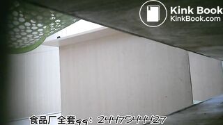 The girl excreted a lot in the toilet 002