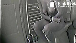 Nude babe takes a poop