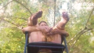 Horny dump session in the woods - Gay Scat