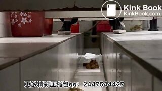Sexy women defecate in toilets