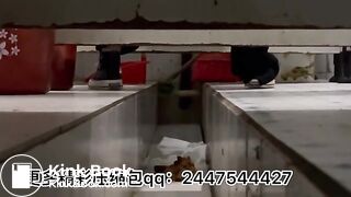 Sexy women defecate in toilets