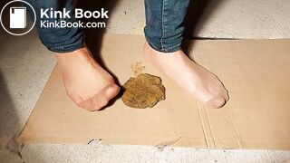 Very Messy Trouser Socks Scat Dog