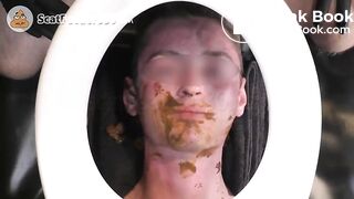 Young toilet eats daddy's shit