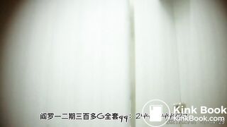 The girl excreted a lot in the toilet 003
