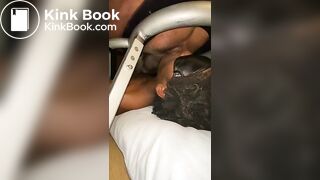 Verbal bear feeds hungry twink