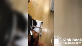 Verbal bear feeds hungry twink