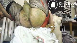 Filthy Sissy Faggot Loves Shit