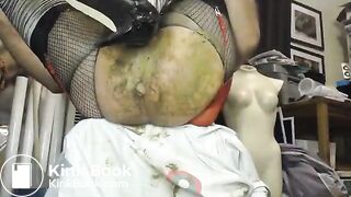 Filthy Sissy Faggot Loves Shit