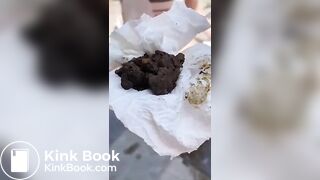 Pissing and Shitting on Her Feet