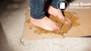 Ultra dirty Milf  feets In Trouser Nylons socks