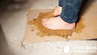 Ultra dirty Milf  feets In Trouser Nylons socks