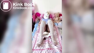 Face smearing of poop & hooded with a dirty nappy