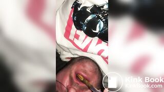 Me eating a shitty toothbrush