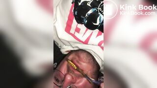 Me eating a shitty toothbrush