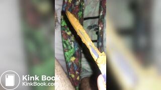 Me eating a shitty toothbrush