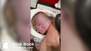 Alpha Makes Fag Lick Shitty Toilet