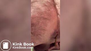 Shitting above the toilet and cumming