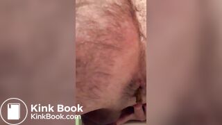 Shitting above the toilet and cumming