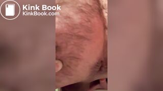 Shitting above the toilet and cumming