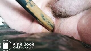 Snake deep inside a dirty hole