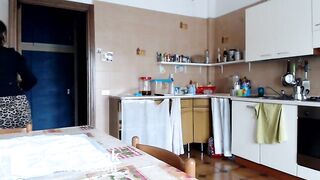 shitting and pissing on the kitchen table