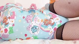 Diaper opening and poop smearing