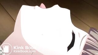 Anime human centipede makes man cum