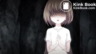 Anime human centipede makes man cum