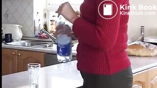 sexy Ukranian blonde girl Miranda pee and scat