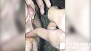 BROKE 19YO GARGLES ON SHIT FILLING HIS MOUTH