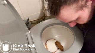 Worthless piggy eating cake