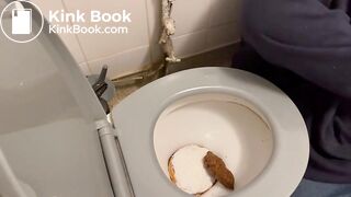 Worthless piggy eating cake