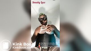Face Shitting point of view – Ebony Poop POV