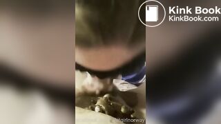 scat blowjob