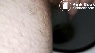 Gay faggot midget shits in toilet lol