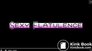 sexy blonde girl Sexy_Flatulence having a shit
