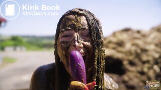 Rada Brewer on the farm - masturbating in cowshit