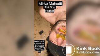 Mirko Mainetti Scat Faggot