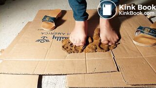 Dr Scholl Asian Nylon feet Bitch