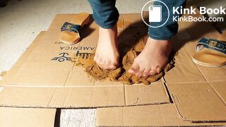 Dr Scholl Asian Nylon feet Bitch