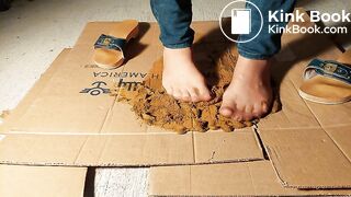 Dr Scholl Asian Nylon feet Bitch