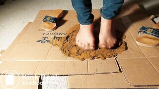 Dr Scholl Asian Nylon feet Bitch